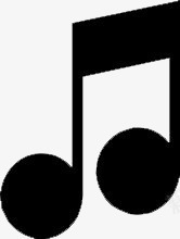 音符图案图标png_新图网 https://ixintu.com 图案 音符 黑白
