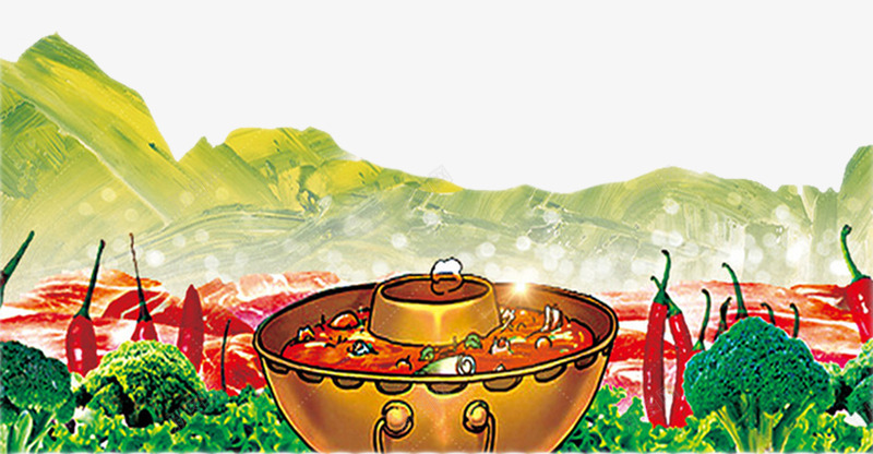 水墨火锅背景底图png免抠素材_新图网 https://ixintu.com 单页 底图 海报 火锅 背景