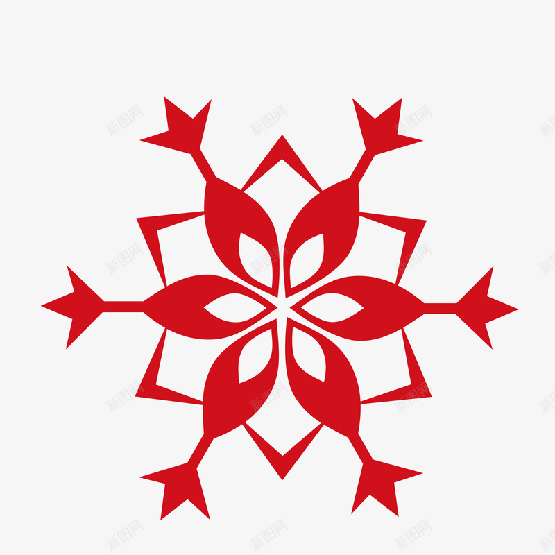 红色雪花剪纸图案png免抠素材_新图网 https://ixintu.com 六瓣花 剪纸 印花图案 对称 手工 红色剪纸图案 花纹 装饰 贴纸图案 雪花剪纸图案