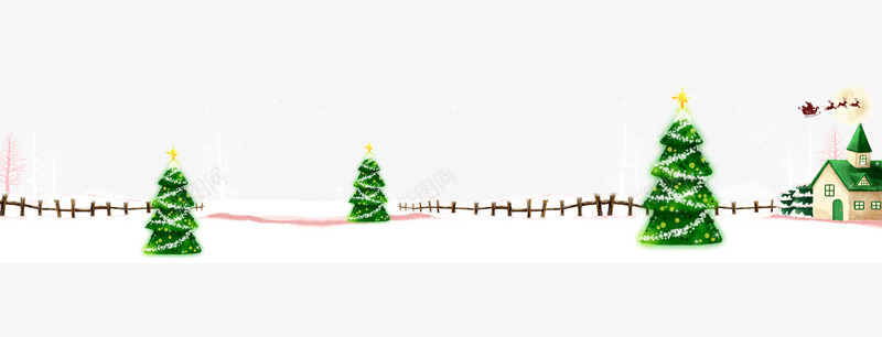 雪地png免抠素材_新图网 https://ixintu.com 树木 雪地 雪花