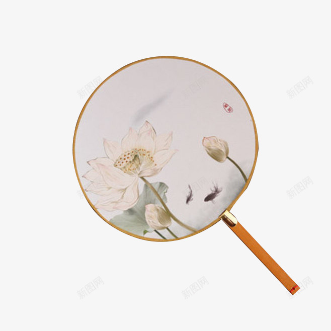 中国风古典女子蒲扇png免抠素材_新图网 https://ixintu.com 古风蒲扇 女子蒲扇 蒲扇