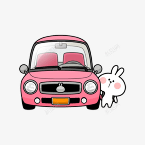 迷你兔子图标png_新图网 https://ixintu.com 卡通 卡通人物 图标 彩绘 手绘 插画 表情包 迷你兔子