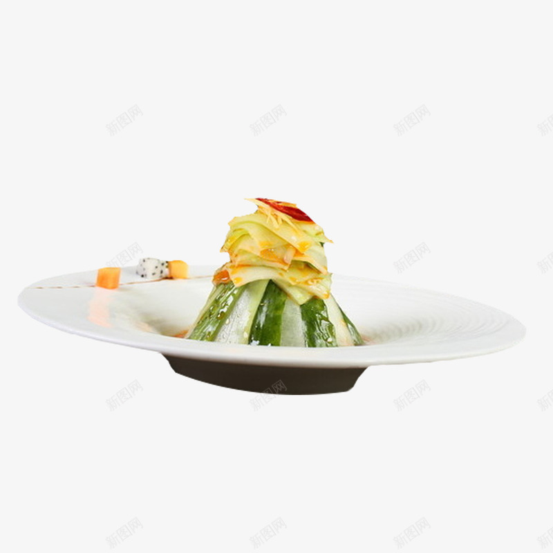 产品实物家常菜蒜泥黄瓜png免抠素材_新图网 https://ixintu.com 传统美食 健康 家常小菜 家常菜 爽口 美味 美食 菜品 蒜泥 蒜泥黄瓜 辣椒 餐饮 黄瓜