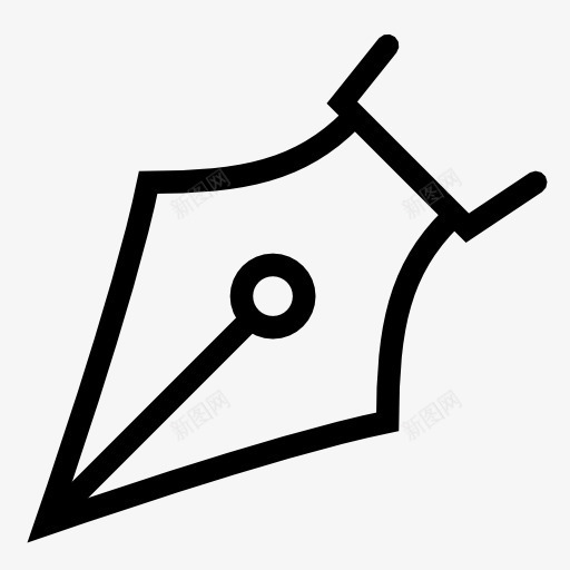 penicon图标png_新图网 https://ixintu.com 笔 钢笔