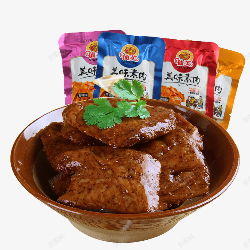 好吃美味素肉png免抠素材_新图网 https://ixintu.com 产品实物 休闲小吃 零食 食品