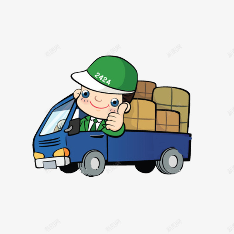 京东到家卡通快递车png免抠素材_新图网 https://ixintu.com 京东到家 卡通 快速 货车