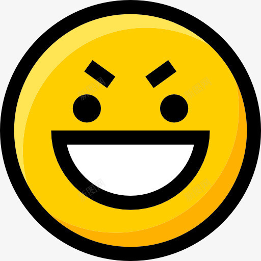 邪恶的图标png_新图网 https://ixintu.com 感情 接口 表情 表情符号 表意文字 邪恶的面孔