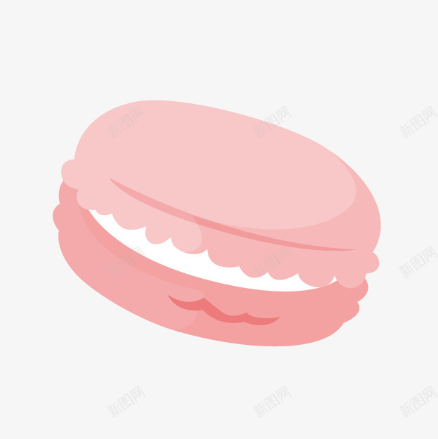 马卡龙png免抠素材_新图网 https://ixintu.com 下午茶 甜品 粉色 零食
