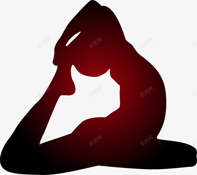 练习瑜伽的女人剪影png免抠素材_新图网 https://ixintu.com 女人剪影 瑜伽运动 练习瑜伽 舞蹈 跳舞 黑色剪影