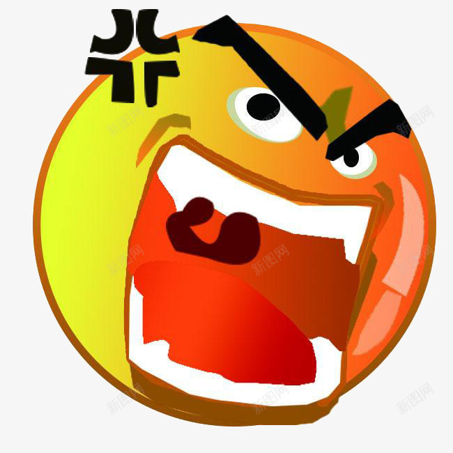 透明大图抓狂表情png免抠素材_新图网 https://ixintu.com 愤怒 抓狂 抓狂的人 抓狂表情 疯狂 表情
