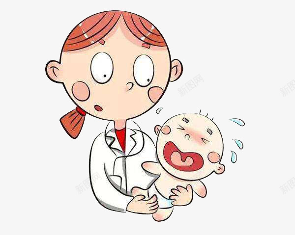 医生照顾小孩png免抠素材_新图网 https://ixintu.com 医生 哭 婴儿 照顾