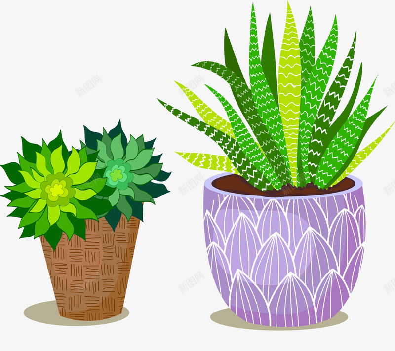 绿色植物盆栽矢量图ai免抠素材_新图网 https://ixintu.com 树叶 植物 盆栽 矢量PNG 绿色 花瓶 花盆 矢量图