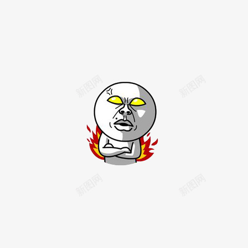 卡通愤怒抓狂表情png免抠素材_新图网 https://ixintu.com 卡通 小人 手绘 抓狂的人 抓狂表情 设计