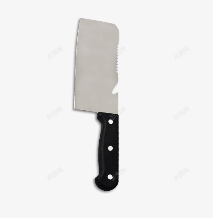 刀具png免抠素材_新图网 https://ixintu.com 刀具 厨师刀 银色刀 黑色手柄