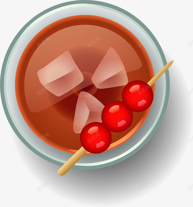 红色糖葫芦饮料png免抠素材_新图网 https://ixintu.com 免抠PNG 清凉夏日 糖葫芦 红色 装饰图案 饮料