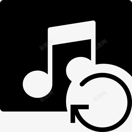 音乐播放器图标png_新图网 https://ixintu.com 歌 界面 音乐 音乐播放器 音符 颤音