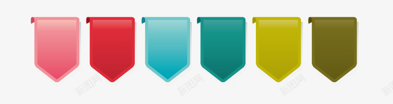 网站导航条按钮标签png免抠素材_新图网 https://ixintu.com 网站按钮标签网站
