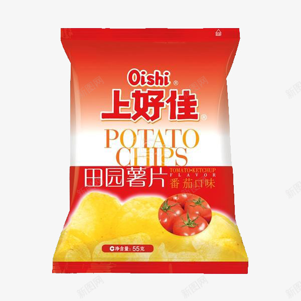 上好佳田园薯片番茄口味png免抠素材_新图网 https://ixintu.com 上好佳 田园薯片 番茄口味 美味 膨化食品 营养 薯片 零食