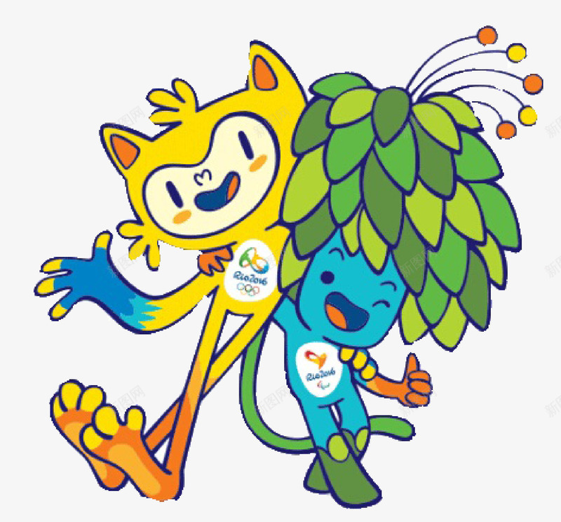里约奥运会png免抠素材_新图网 https://ixintu.com 吉祥物 奥运会 里约