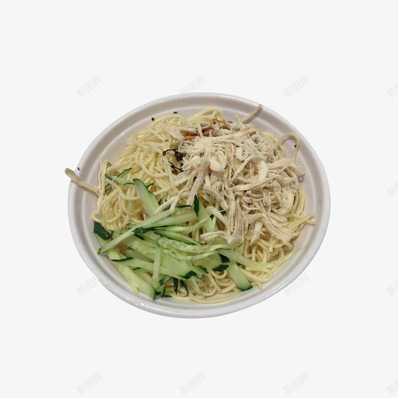 黄瓜丝鸡丝凉面食品餐饮png免抠素材_新图网 https://ixintu.com 美味 面点 食品餐饮 食物 鸡丝凉面 鸡肉丝 黄瓜丝鸡丝凉面