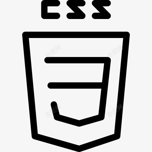 级联CSS语言线图标标志被单风png_新图网 https://ixintu.com CSS Cascading css language lineicon logos sheets style 标志 级联 线图标 被单 语言 风格