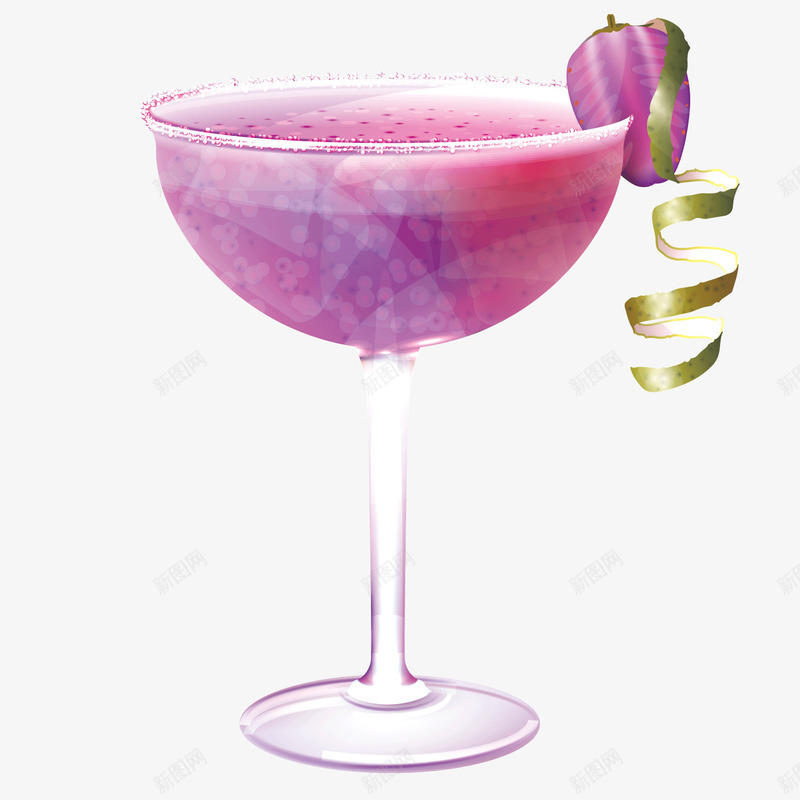 水果果汁高脚杯酒杯png免抠素材_新图网 https://ixintu.com 果汁 水果 酒杯 高脚杯