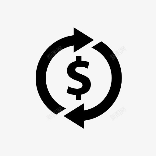 dollaricon图标png_新图网 https://ixintu.com 美元