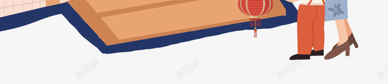 手绘中国风中秋节人物中秋插画png免抠素材_新图网 https://ixintu.com 中国风中秋节人物 中秋 中秋插画 团圆 手绘 节日