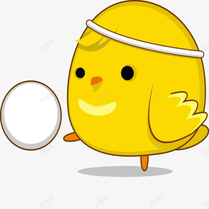 黄色小鸡png免抠素材_新图网 https://ixintu.com 可爱 手绘 素材 翅膀 鸡蛋