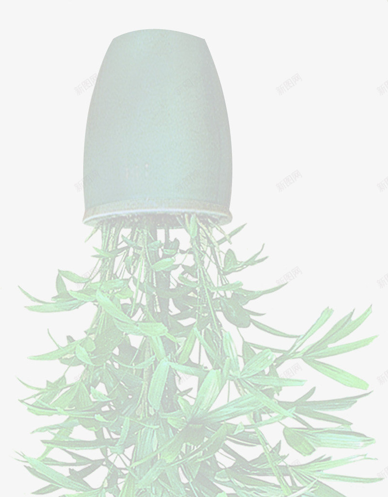 白色倒立盆栽植物png免抠素材_新图网 https://ixintu.com 倒立 植物 白色 盆栽