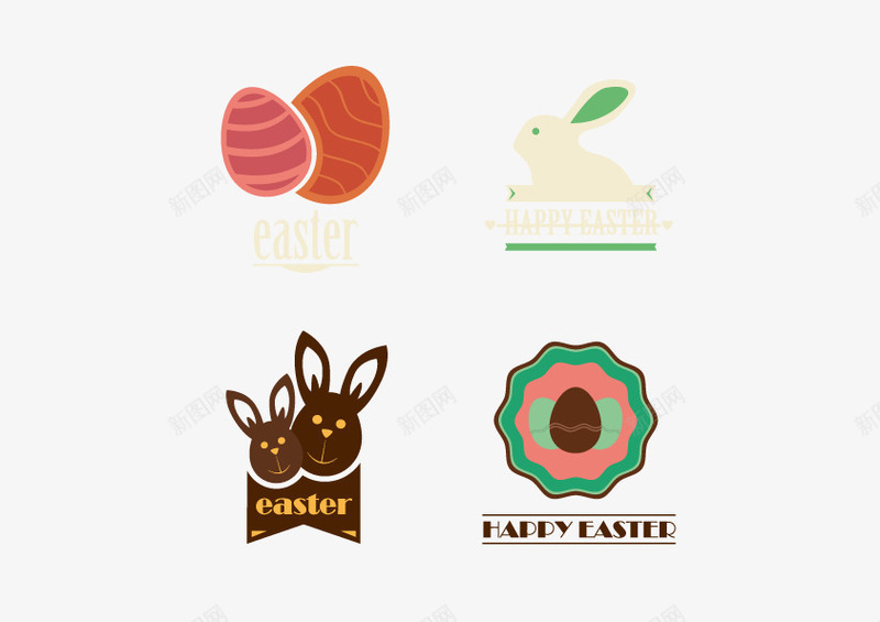 元素快乐的复活节卡片图标png_新图网 https://ixintu.com 卡片 复活节 复活节小图标 矢量元素 矢量复活节卡片
