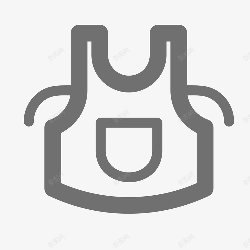 围裙icon图标png_新图网 https://ixintu.com icon 做饭 厨房 围裙 姓名ICON