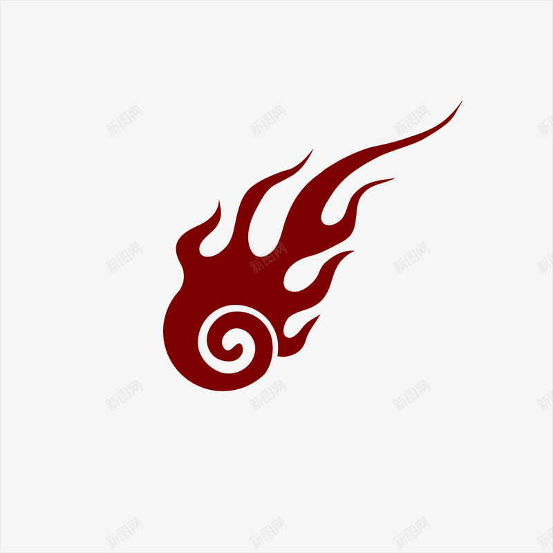 传统火焰云纹png免抠素材_新图网 https://ixintu.com 中国原始 中国风 云纹 复古