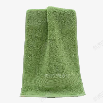 纯色绿洗脸巾png免抠素材_新图网 https://ixintu.com 产品实物 纯棉绿色毛巾 长洗脸巾