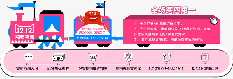 淘宝天猫火车导航png免抠素材_新图网 https://ixintu.com 导航 淘宝 火车