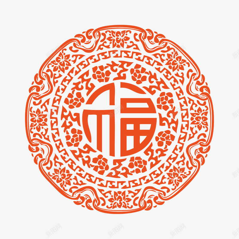 2019新年猪年喜庆福字psd免抠素材_新图网 https://ixintu.com 2019 2019新年猪年喜庆福字 中国风 喜庆 新年 猪年 福字 红色