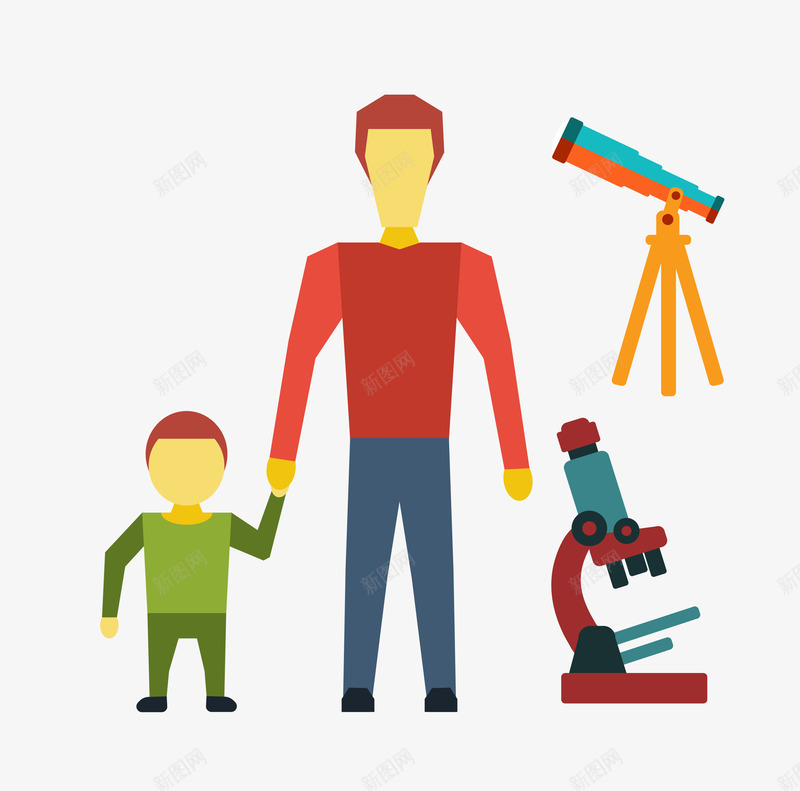 人物快乐一家人png免抠素材_新图网 https://ixintu.com 亲子教育 人物 卡通图案 学习知识 家庭教育