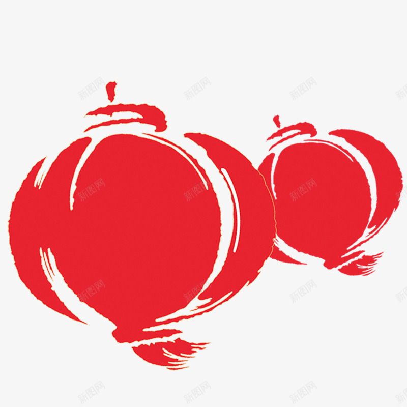 红色泼墨灯笼png免抠素材_新图网 https://ixintu.com 墨水 泼墨 灯笼 灯笼素材 红灯笼 红色 红色泼墨