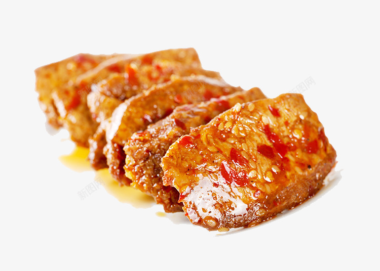 辣椒油豆干png免抠素材_新图网 https://ixintu.com 豆干 辣椒油豆干 辣椒豆干 零食 零食豆干 香卤豆干儿