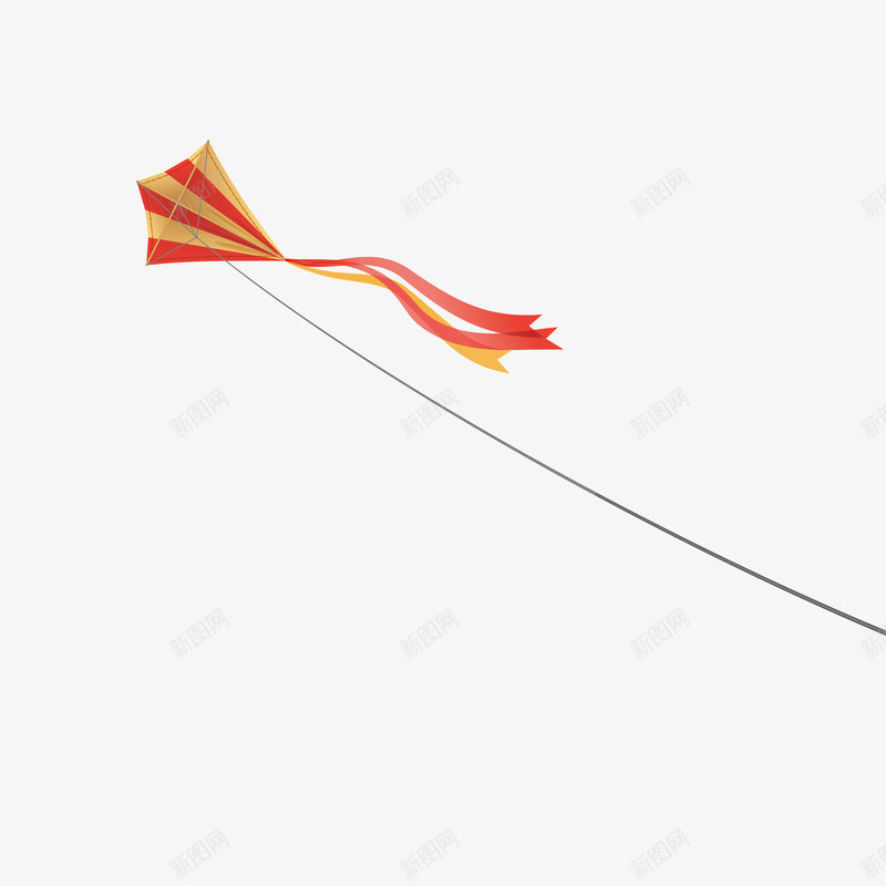 卡通条纹风筝矢量图ai免抠素材_新图网 https://ixintu.com 免抠PNG 条纹 纸鸢 风筝 飞翔 飞舞的纸 矢量图