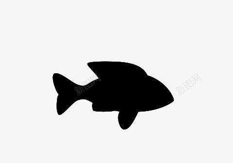 鱼形状色块png免抠素材_新图网 https://ixintu.com 海洋生物 鱼 鱼形