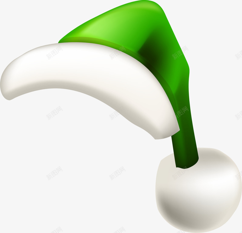 卡通绿色冬季圣诞帽png免抠素材_新图网 https://ixintu.com Christmas Merry 冬日帽子 圣诞帽 圣诞快乐 圣诞老人的帽子 圣诞节