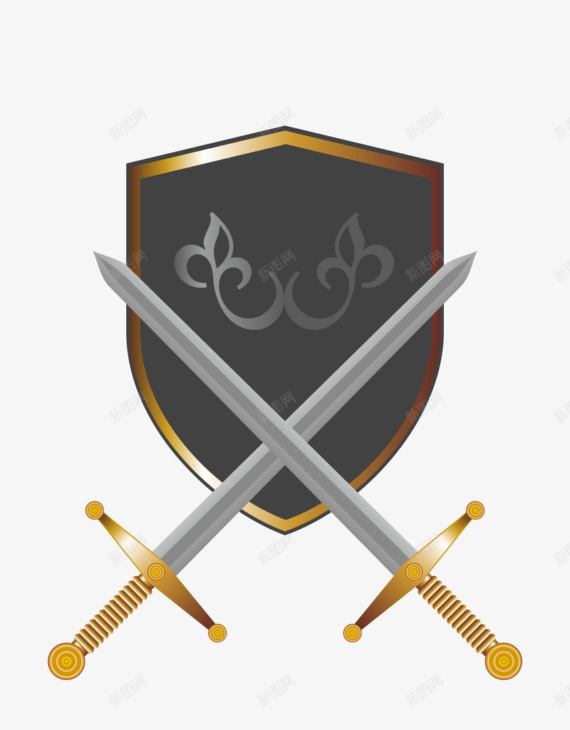 盾牌武器矢量图ai免抠素材_新图网 https://ixintu.com 剑 对战 战斗 武器 武器库 盾牌 矢量图 矢量素材