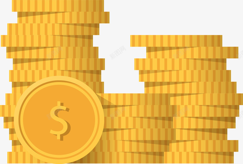 一堆金币png免抠素材_新图网 https://ixintu.com 一个亿 宝藏 金币 金币堆
