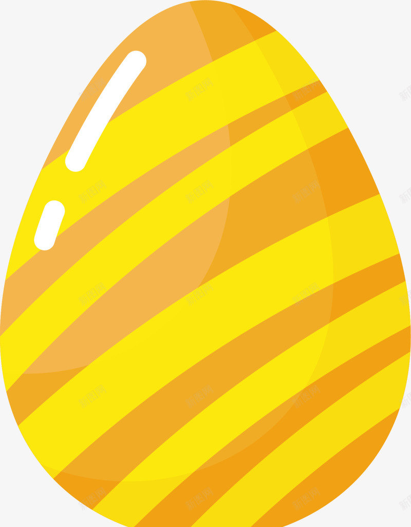 黄色闪耀复活节彩蛋png免抠素材_新图网 https://ixintu.com Easter Happy 复活节 复活节彩蛋 复活节快乐 画彩蛋 金色彩蛋 黄色彩蛋