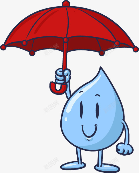 可爱的水滴表情动作矢量图ai免抠素材_新图网 https://ixintu.com 卡通 可爱的水滴 挡雨 水滴 矢量水滴 表情 表情动作 矢量图