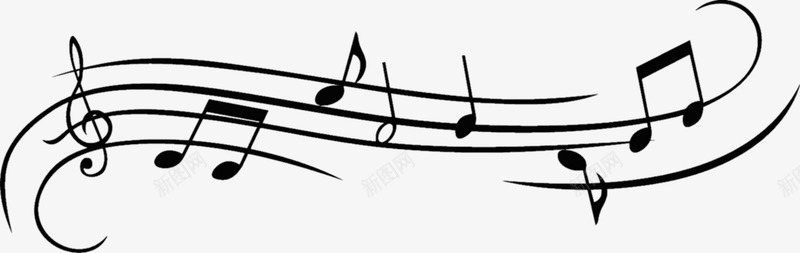 黑色漂亮音符图标png_新图网 https://ixintu.com 漂亮音符 音符 黑色音符
