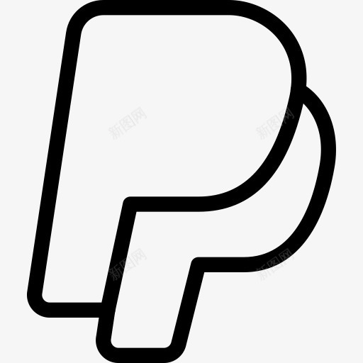 货币线图标标志付款贝宝Web标志png_新图网 https://ixintu.com Currency We lineicon logos payment paypal web 付款 标志 线图标 贝宝 货币