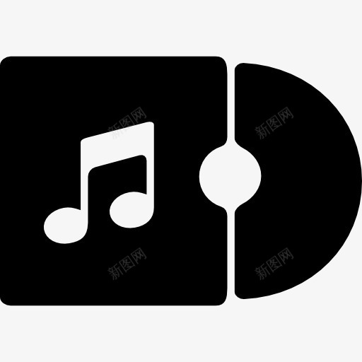 音乐光盘图标png_新图网 https://ixintu.com 专辑 汇编 盘 符号 酷的图标 音乐 音符 音频