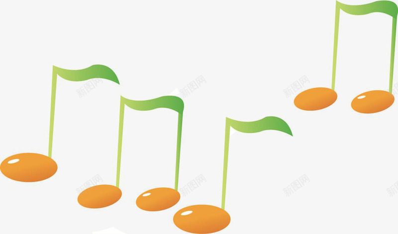 音乐音符剪影彩色音符图标png_新图网 https://ixintu.com 乐符剪影 卡通艺术 彩色 手绘乐符 立体 艺术 艺术图片 音乐图标 音符矢量图